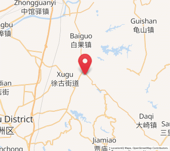 Map of Fuzihe, Hubei