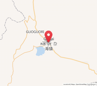 Map of Gahai, Gansu