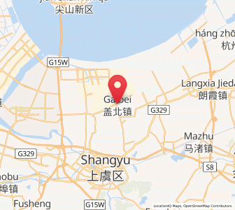 Map of Gaibei, Zhejiang