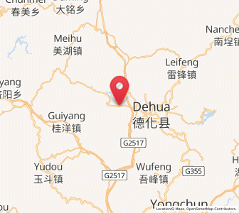 Map of Gaide, Fujian