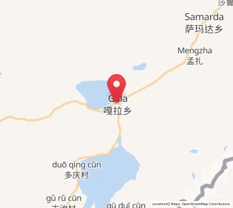 Map of Gala, Tibet