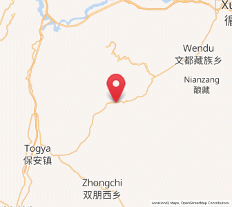 Map of Galengkou, Qinghai
