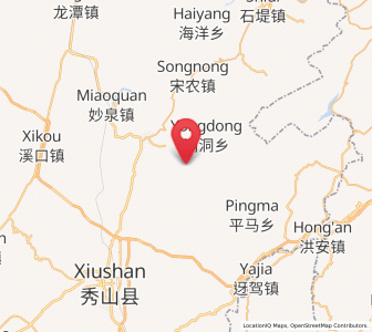 Map of Ganchuan, Chongqing