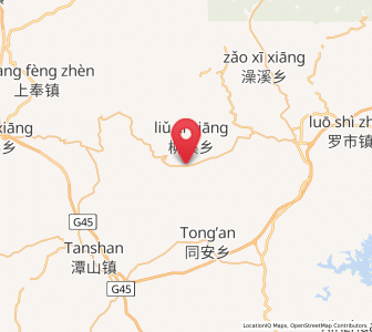 Map of Ganfang, Jiangxi