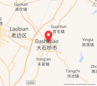 Map of Gangdu, Liaoning