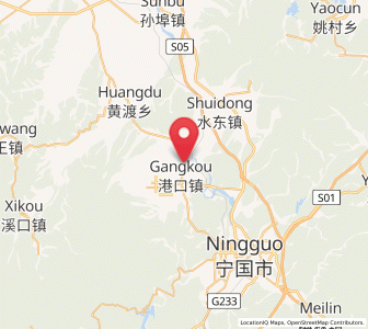 Map of Gangkou, Anhui
