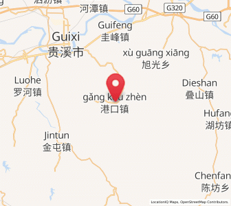 Map of Gangkou, Jiangxi