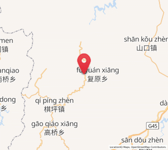 Map of Gangkou, Jiangxi