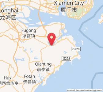 Map of Gangwei, Fujian