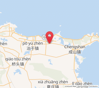 Map of Gangxi, Shandong