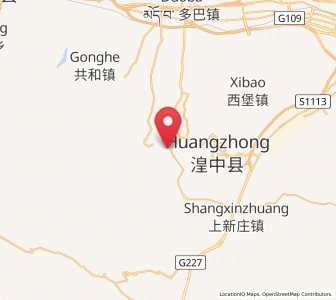 Map of Ganhetan, Qinghai