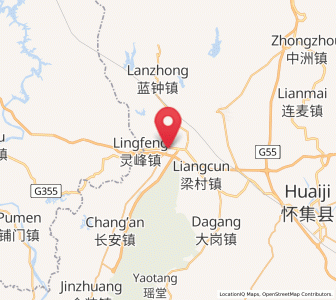 Map of Ganping, Guangdong