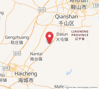 Map of Ganquan, Liaoning