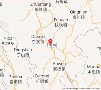 Map of Ganshui, Chongqing
