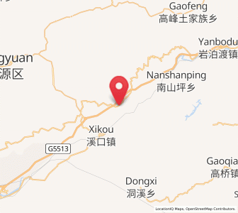 Map of Ganyan, Hunan