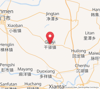 Map of Ganyi, Hubei