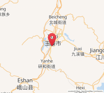 Map of Gaocang, Yunnan