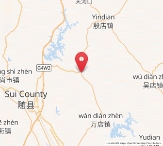Map of Gaocheng, Hubei