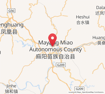 Map of Gaocun, Hunan