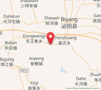 Map of Gaodian, Henan