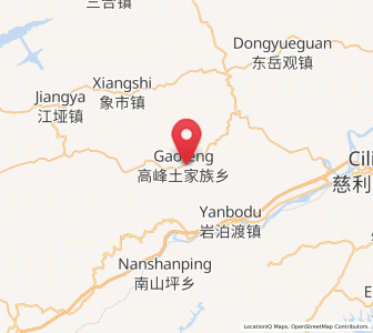 Map of Gaofeng, Hunan