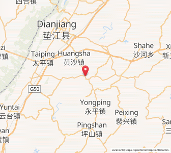 Map of Gaofeng, Chongqing