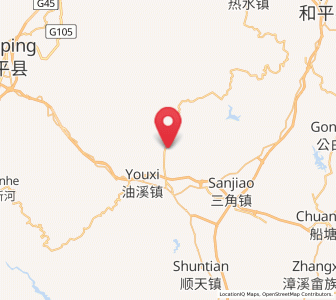 Map of Gaoguan, Guangdong