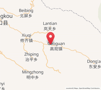 Map of Gaoguan, Chongqing