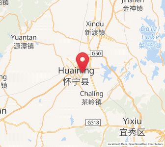 Map of Gaohe, Anhui