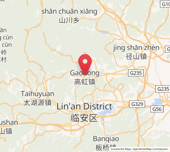 Map of Gaohong, Zhejiang