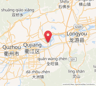Map of Gaojia, Zhejiang