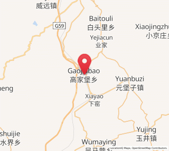 Map of Gaojiabu, Shanxi