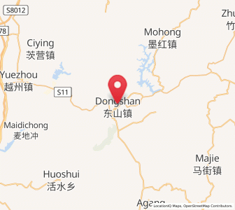 Map of Gaojiacun, Yunnan