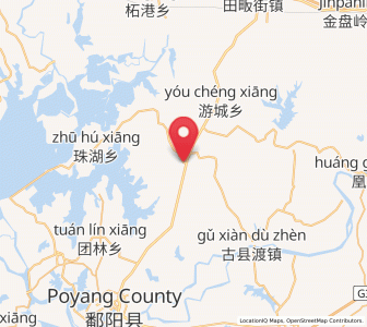 Map of Gaojialing, Jiangxi