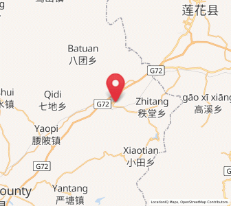 Map of Gaolong, Hunan
