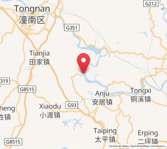Map of Gaolou, Chongqing