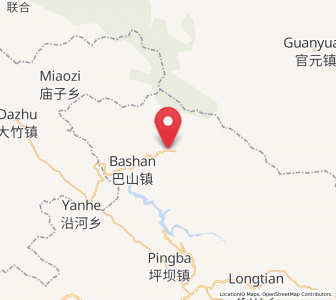 Map of Gaonan, Chongqing