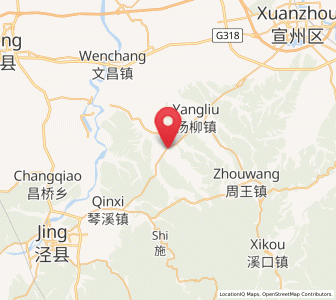Map of Gaoqiao, Anhui