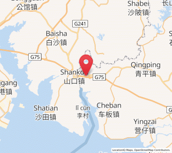 Map of Gaoqiao, Guangdong