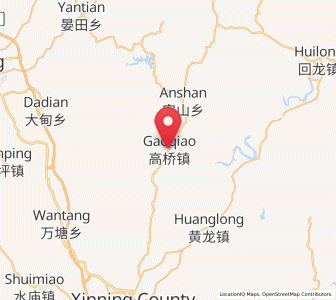 Map of Gaoqiao, Hunan