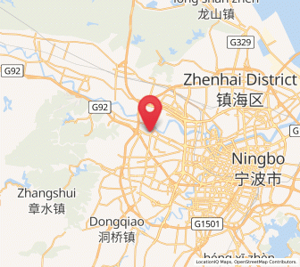 Map of Gaoqiao, Zhejiang