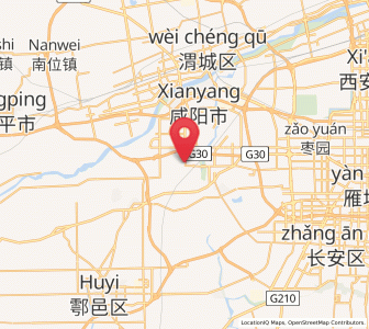 Map of Gaoqiao, Shaanxi