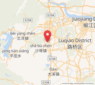Map of Gaoqiao, Zhejiang