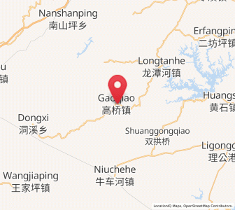 Map of Gaoqiao, Hunan