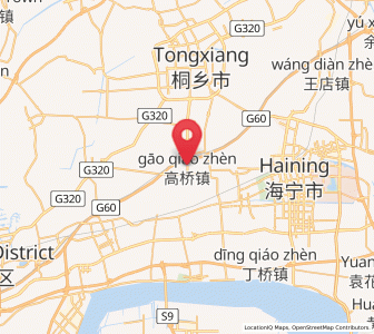 Map of Gaoqiao, Zhejiang