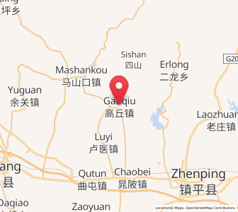 Map of Gaoqiu, Henan