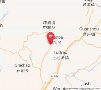 Map of Gaoshan, Guizhou