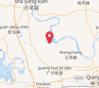 Map of Gaoshibei, Hubei