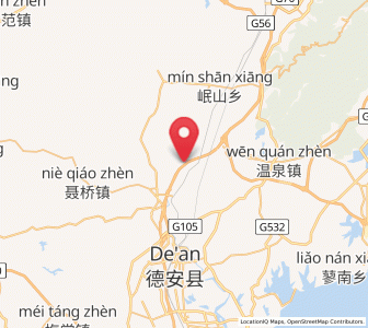 Map of Gaotang, Jiangxi