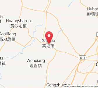 Map of Gaotuo, Liaoning